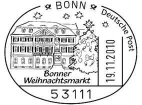 : 20/542 postalische Angaben: Brief: 53253 Bonn Fracht: Am Propsthof 94, 53121 Bonn Das Erlebnis: Briefmarken - Team Bochum ist in der Zeit von 12:00 bis 20:00 Uhr vor Ort und führt diesen Stempel