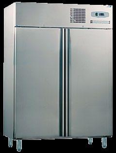 Kühl- und Tiefkühlschränke Professionelle Kühlung in weiß KBS 702 U Umluft-Gewerbekühlschrank für GN 2/1 Außenmaße B 777 x T 730 x H 1.