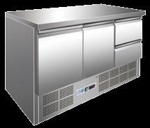 Kühltische Bewährter Helfer in der Küche KTM Serie Kühltisch der KBS Basicline Außenmaße T 700 x H 875 mm CNS (AISI 304/DIN 1.