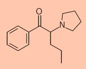 Alpha PVP Flakka Cathinon-Derivat (methylen-dioxy-derivat MDPV) starkes Stimulans (NA-DA-Wiederaufnahmehemmer)
