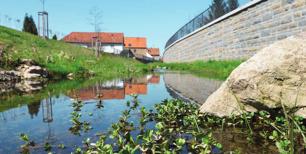 Die Renaturierungsmaßnahmen für unseren kleinen Fluss Lauter sorgten für wichtige Impulse zur Verbesserung der Hochwassersituationen in der Region.