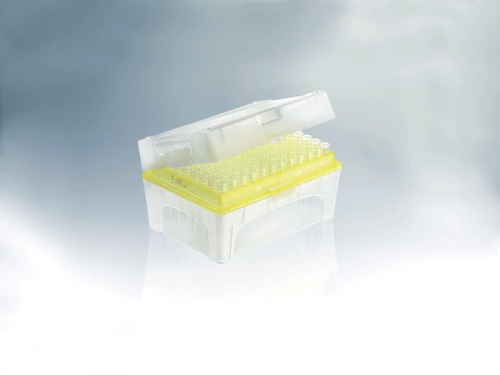 Rundum reinste Spitzen-Technik Um die hohe Qualität der Pro- TipStacks, werden unter Rein- Sterile Spitzen und Verpackun- dukte, von der Herstellung über die Verpackung bis ins Labor zu garantieren,