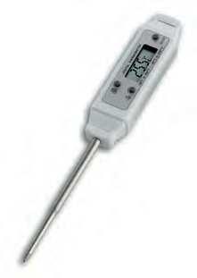 Robuste und handliche Einstechthermometer Robust and handy insertion thermometer Pocket-DigiTemp Sehr preisgünstige, robuste Messgeräte zur Temperaturbestimmung von Luft, Gasen, Flüssigkeiten und