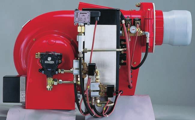 Zündelektroden - Feuerungsautomat mit Flammenfühler mit oder ohne Einbauschaltteil (Einbauteile siehe Seite ).