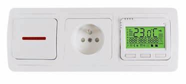 Der Thermostat überprüft die Wärmekonstante im Raum und ist im Stande eine Zeit zu bestimmen, die zur Erreichung der geforderten Temperatur nötig ist (Funktion vorzeitiges Einschalten der Heizung ).
