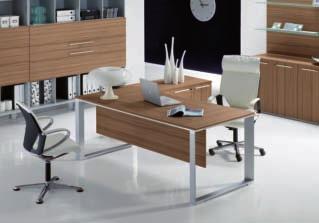 Vertigo est une collection de bureaux, tables et armoires à haut contenu technologique. La variété de ses éléments en exalte la haute flexibilité et la modularité.