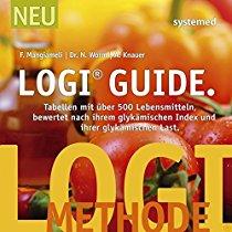 LOGI-Guide: Tabellen mit über 500 Lebensmitteln bewertet nach ihrem Glykämischen