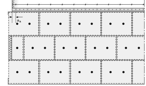 Windlast Dübelanzahl 2) [kn] mm [kn/m²] Dübel/m² Dübelanordnung 0,15 60 200-0,77 2 (1)