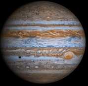 Jupiter im Sternbild Jungfrau (Vir) heller Planet der 1.