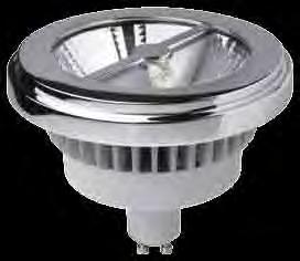Dimmbar Perfekte LED-Alternative zu AR 50W und 75W Halogenlampen Patentiertes TCH-Wärmemanagement für optimale Performance Reflektorspiegel mit Staubschutzglas Sehr gute Farbwiedergabe bis zu Ra85