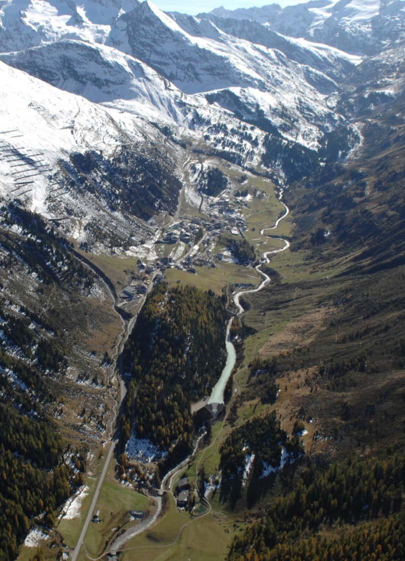 Projekt Ausbau Kraftwerk Kaunertal Wasserfassungen in Obergurgl und Vent Ausbauwassermenge 29