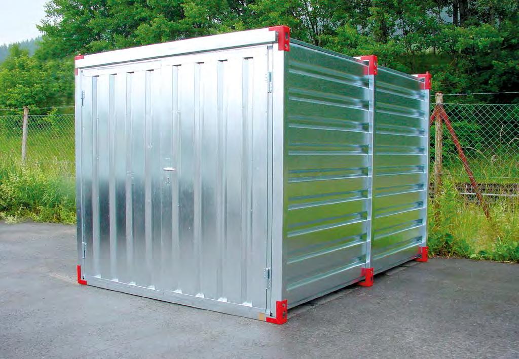 Jede Regalstütze wird mit drei Tragarme geliefert Zerlegt oder aufgebaut lieferbar Jeder Container wird mit 3