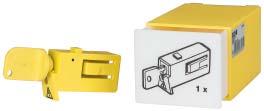 Sicherungsmaterial D0 Einschaltsperren Für Z-SLS/NEOZ, Z-SLS/CEK, Z-SLK/NEOZ Nur 1 Sperre pro Gerät notwendig Benennung Typen-