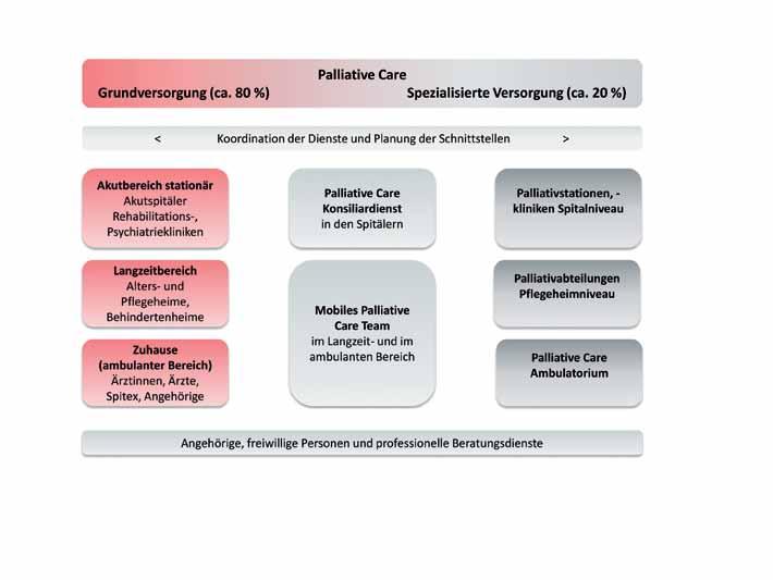 Seite 9 Palliative Care konzept für den Kanton Basel-Landschaft der internen Schulung dem Thema Palliative Care zu widmen, falls dies nicht bereits erfolgt ist.