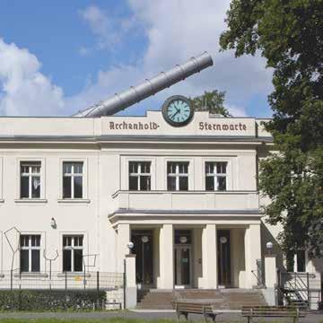 22 Stiftung Planetarium Berlin ARCHENHOLD-STERNWARTE Alt-Treptow 1, 12435 Berlin Tel +49 30 5360637-19 Fax -21 info@planetarium.