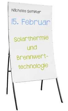 Energiesparseminar Solarthermie und Brennwerttechnologie SWM,