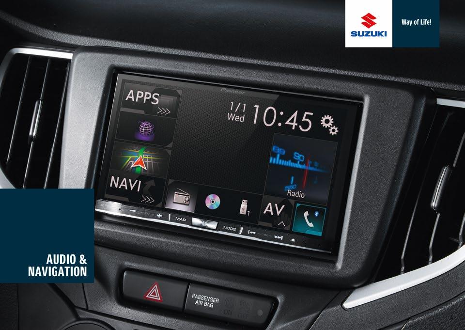 Must-haves Audio & Navigation Fahren mit Stil Suzuki baut nicht nur Autos,