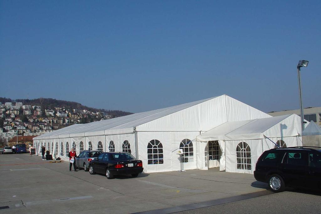 Zelte - XXXL Modulbau Festhalle bis 15 45 Meter Ma.