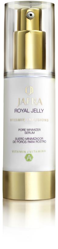 Royal Jelly Vitamin Infusions Pore Minimizer Serum Royal Jelly Vitamin Infusions Feine Poren Serum Ein schnell wirkendes Serum bei Porenproblemen: Verringert sichtbare Poren und verbessert die
