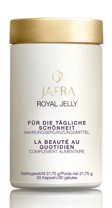 Royal Jelly Smooth & Firm Skin Nutrients Royal Jelly Nahrungsergänzungsmittel für die tägliche Schönheit Eine tägliche Dosis fortschrittlicher Nährstoffe für Ihre Haut.