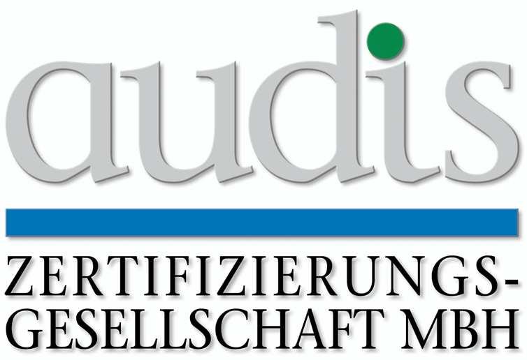 Zertifikat audis Zertifizierungsgesellschaft mbh bescheinigt dem Unternehmen Heimerdinger & Schwarz GmbH dass es für die abfallwirtschaftlichen Tätigkeiten Sammeln, Befördern, Lagern,