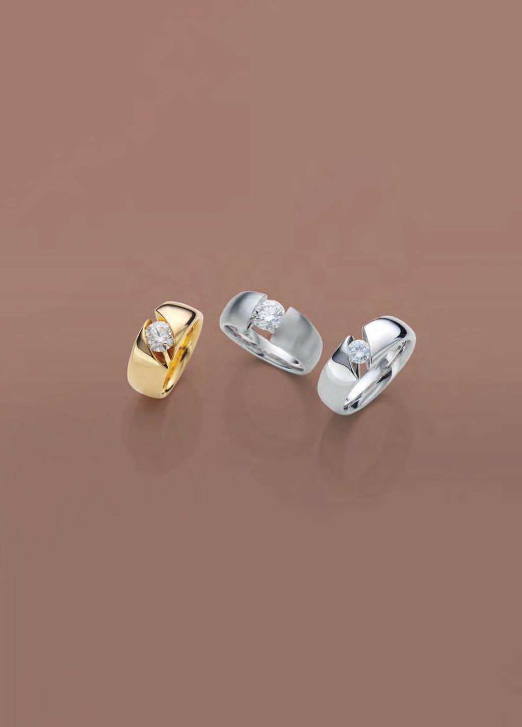 JASPER ATELIER SPANNRINGE Ring, 750/- Gelbgold, Diamant 1,10 ct 8.