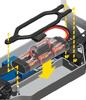 ERSTE SCHRITTE Batterie-iD Der Batteriepack Ihres Modells ist mit Traxxas BatterieiD ausgestattet.