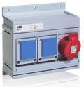 Modular Combi Kunststoff Betriebsspannung 230/400 ~ Abmessungen: Gemäß Tabelle oder Kundenvorgaben.