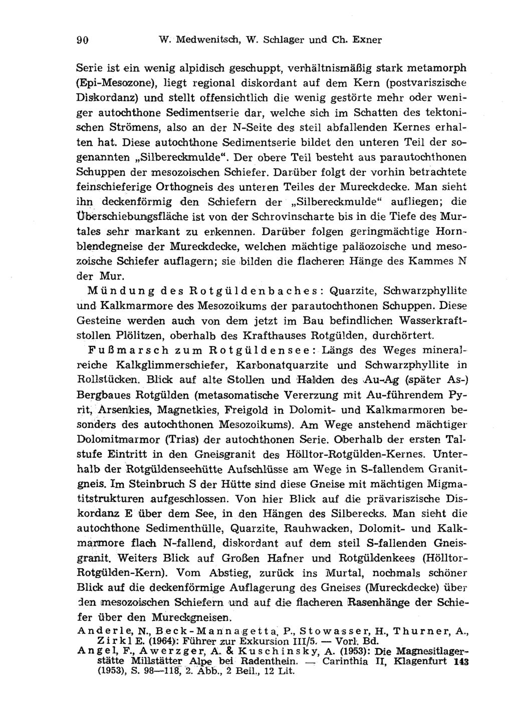 90 W. Medwenitsch, W. Schlager und Ch.