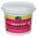 ARDEX D 22 Dispersions-Fliesenkleber ARDEX WA Epoxikleber ARDEX AR 300 Multimörtel Für Fliesen und Schaumstoffe.