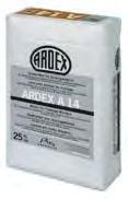 ARDEX X 78 S MICROTEC Flexkleber Boden, schnell ARDEX A 14 Bindemittel für Drainagemörtel Normen, Prüfzeugnisse: Dünnbettmörtel nach EN 12004 C2/FTE/S1 ARDEX X77 S angemischt mit ARDEX E 90