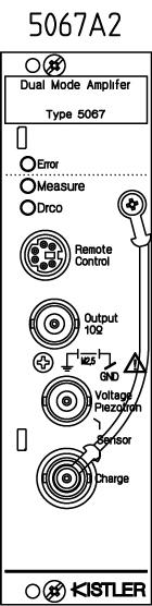 (BNC) für Sensoren mit eingebauter Piezotron -Elektronik* Keine Module 0 Kanal 2 Kanäle 2 3 Kanäle 3 4 Kanäle 4 5 Kanäle 5 6 Kanäle 6 7 Kanäle 7 8 Kanäle 8 Bild 0: Dual-Mode Verstärker-Modul