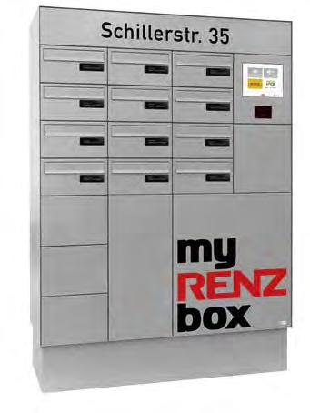 myrenzbox die intelligente Paketkastenanlage Mit myrenzbox sind Hausverwaltung, Bewohner und Paketdienstleister optimal vernetzt.