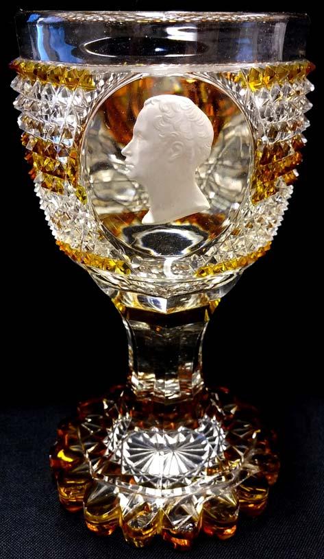 André Jakob, SG März 2017 Pokal mit Paste König Friedrich Wilhelm IV. von Preußen Hersteller unbekannt, Zechlin?, ab 1840 Abb. 2017-1/30-01 (Maßstab ca.