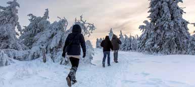 Neu ab 2017 im Wintermonat Januar und schon traditionell in den schönsten Wandermonaten Mai und September führen Experten der Region per Pedes durch die Erlebnisheimat