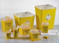 Entsorgungsboxen Gebrauchtes Blutentnahmezubehör sollte stets in durchstichsichere Boxen entsorgt werden.