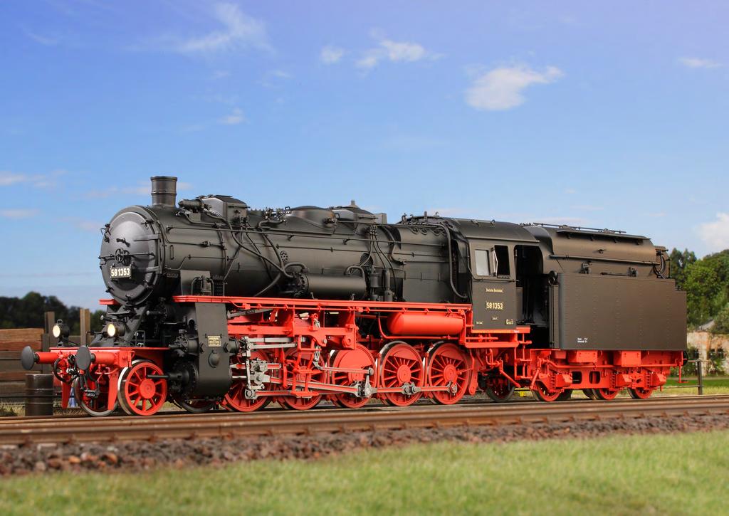 Neu 2 Schlepptender Dampflokomotive