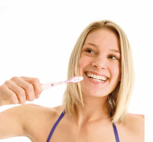 Patienten erhalten wichtige Informationen über die Zahnputztechnik, Zahnzwischenraumpflege, Anleitung zur Anwendung verschiedener Mundhygieneartikel und zu zahngesunder Ernährung.