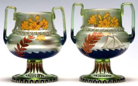 2012-2/05-13 Vase, Otto Thamm, 1901 Anlässlich der Buchübergabe wurde eine umfangreiche Ausstellung im Glasmuseum Passau mit dem gleichnamigen Titel vorbereitet.