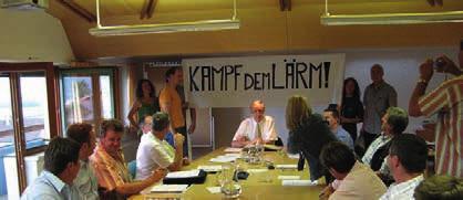 !! und als Folge im Juli 2008 Zusammenführung von gleich gesinnten Gemeindebürgern und somit Gründung der Umweltgruppe Kampf dem Lärm auf Initiative von Iris Wieser und Sonja Lenz!