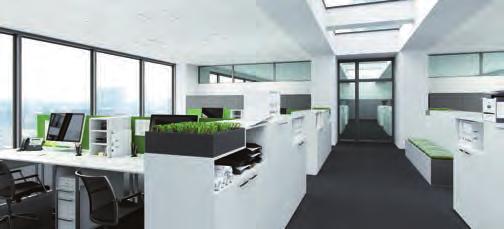 Einleitung Office Attraktives Licht für produktives Arbeiten Innovative Beleuchtungslösungen für Bürowelten Eine angenehme Atmosphäre, in der sich Mitarbeiter wohlfühlen können.