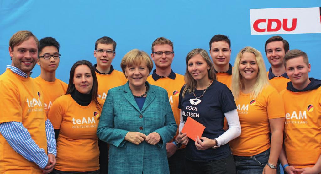 8 Rückblick Bundestagswahl Junge Union Getreu unserem Motto: JUng. Dynamisch. Engagiert. Heike Ahnert In der Jungen Union aktiv zu sein heißt, die eigene Zukunft selbst in die Hand zu nehmen.