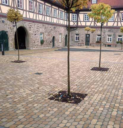 Objekt: Eingebautes Produkt: Denkmalgeschützte Schlosshofgestaltung 74544 Michelbach ca.