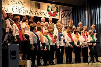 HAUPTVERSAMMLUNG 2014 Oberschwäbischer Chorverband trifft sich zur Hauptversammlung in Warthausen Die Delegierten der 114 Mitgliedsvereine des Oberschwäbischen Chorverbandes haben sich in Warthausen
