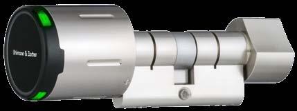 Elektronischer Knaufzylinder Knaufmodul als Doppelknaufzylinder mit einseitiger elektronischer Berechtigung Electronic Knob Cylinder Knob module, designed as double-knob cylinder with electronic
