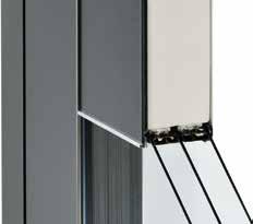 Den passenden Rahmen für HBI-Haustüren aus Holz/Aluminium bilden zwei Bautiefen: 87 mm und 99 mm.