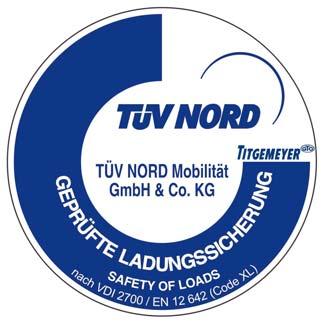 1. Allgemein GETO Sider Curtainsider-Bausätze sind geprüft vom TÜV Nord gemäß DIN EN 12642 Anhang A (statischer Drucktest) und Anhang B (fahrdynamischer Test).
