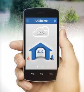 Zugriff über die Uponor U@home App für Smartphones und Tablets Ein Stück Sicherheit: Die Uponor Haftungserklärung für Installateure Nutzen Sie die Möglichkeit, für Ihr Bauvorhaben eine bis zu