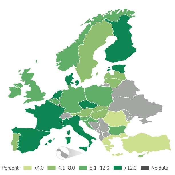 Europas am häufigsten gebrauchte Droge 16,6 Mio. junger Erwachsener (15-34 Jahre) haben es innerhalb des letzten Jahres konsumiert Ein Viertel (83,2 Mio.