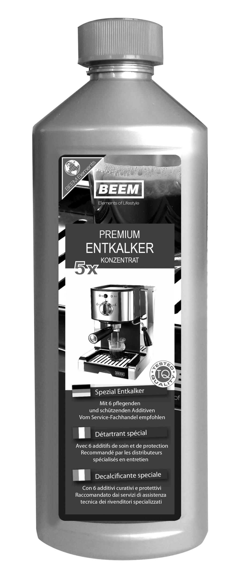 BEEM - Elements of Lifestyle DE 11 Zur Entkalkung empfehlen wir die Verwendung des BEEM Premium Entkalker Konzentrats.